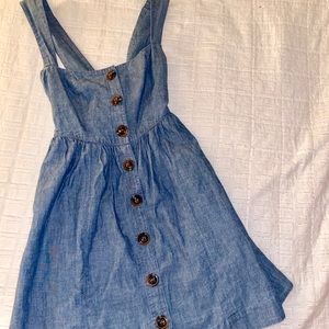 Denim button-up Free People dress